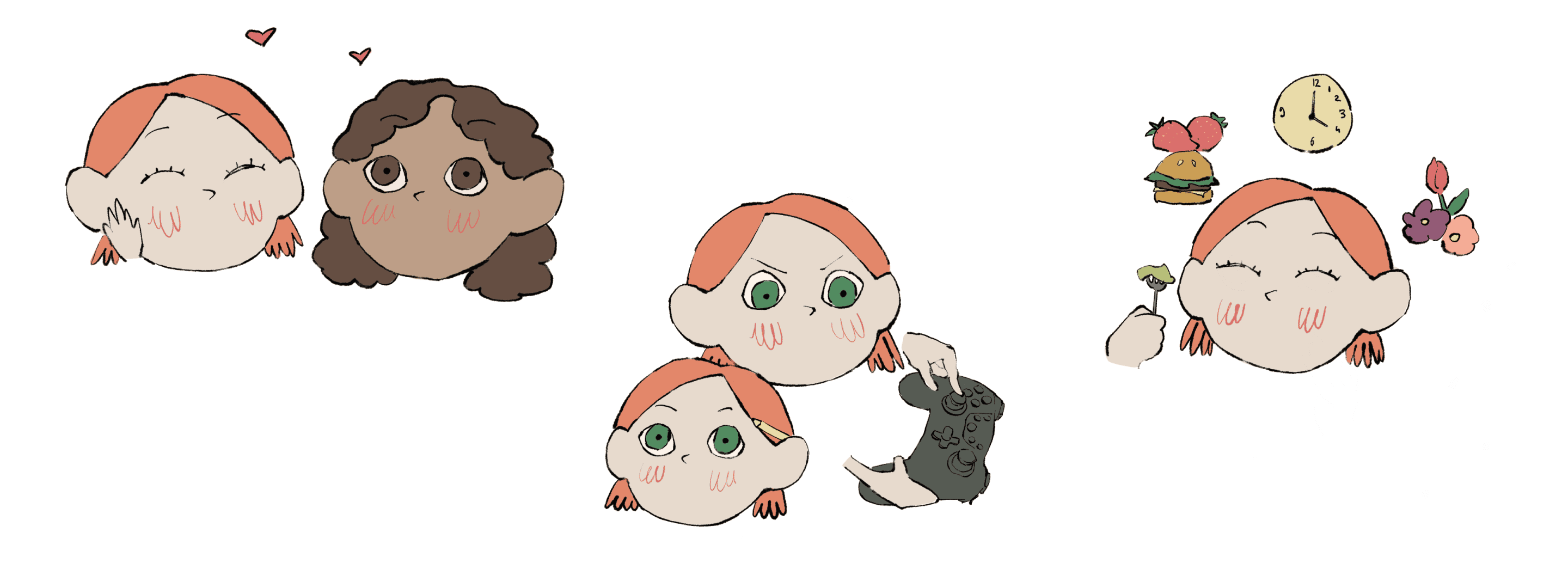 Illustrations de la partie jeux