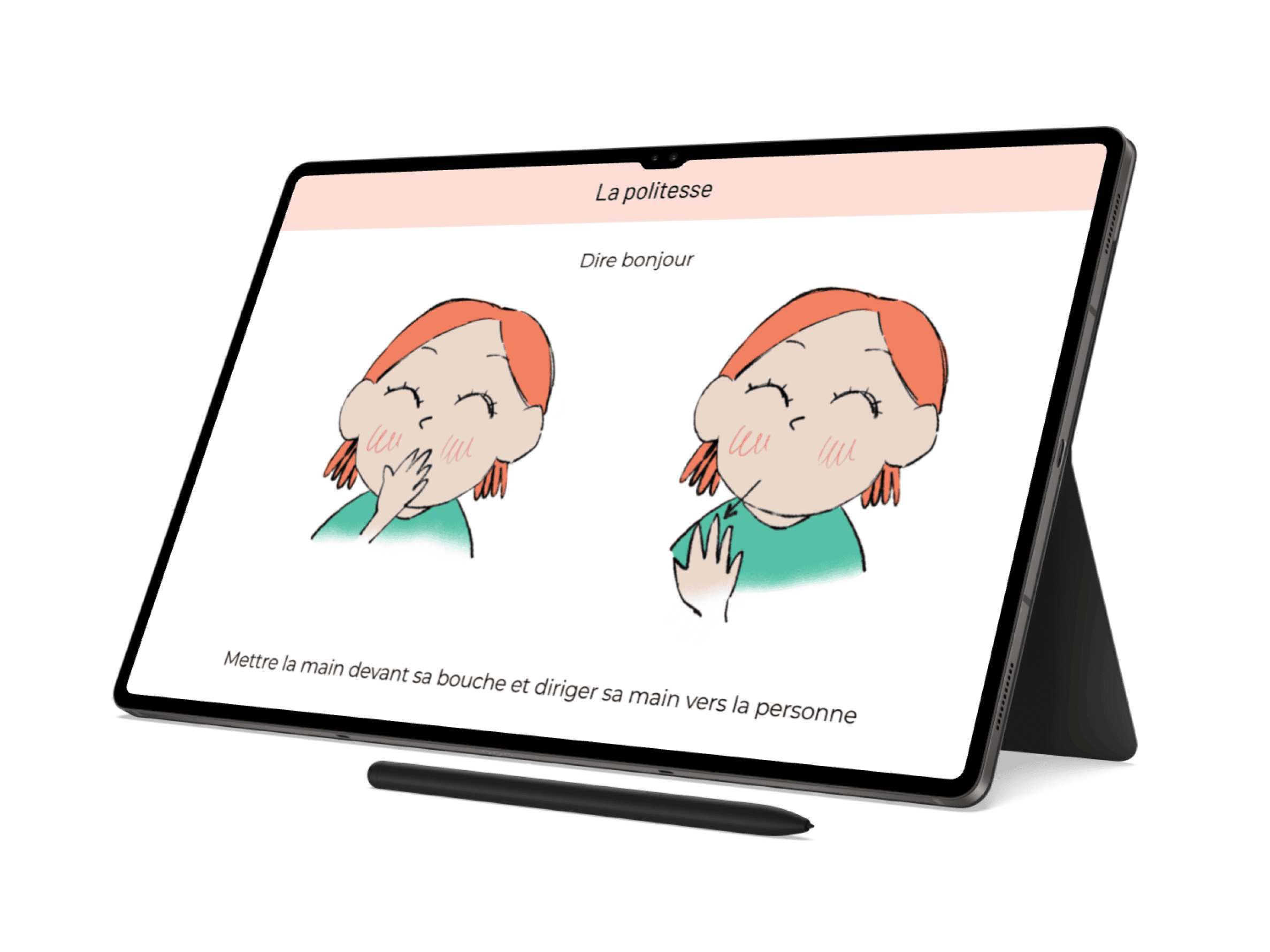 Aperçu de l’application ZOZZO sur tablette